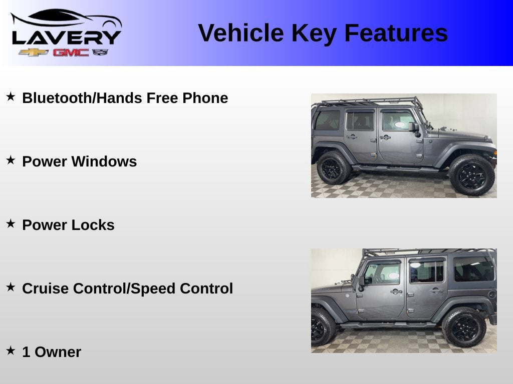 2016 Jeep Wrangler Unlimited Willys Wheeler