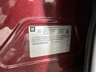 2016 Buick LaCrosse Sport Touring