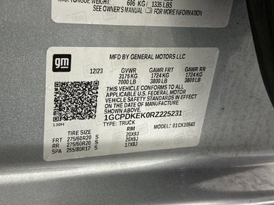2024 Chevrolet Silverado 1500 LT (2FL)