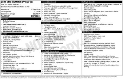 2024 GMC HUMMER EV SUV 3X