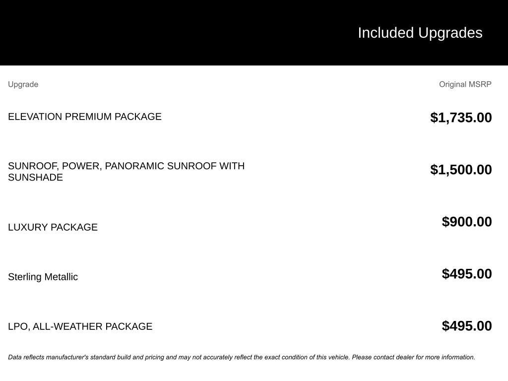 2026 GMC Acadia Elevation