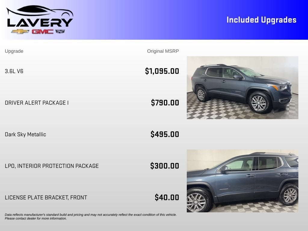 2019 GMC Acadia SLE