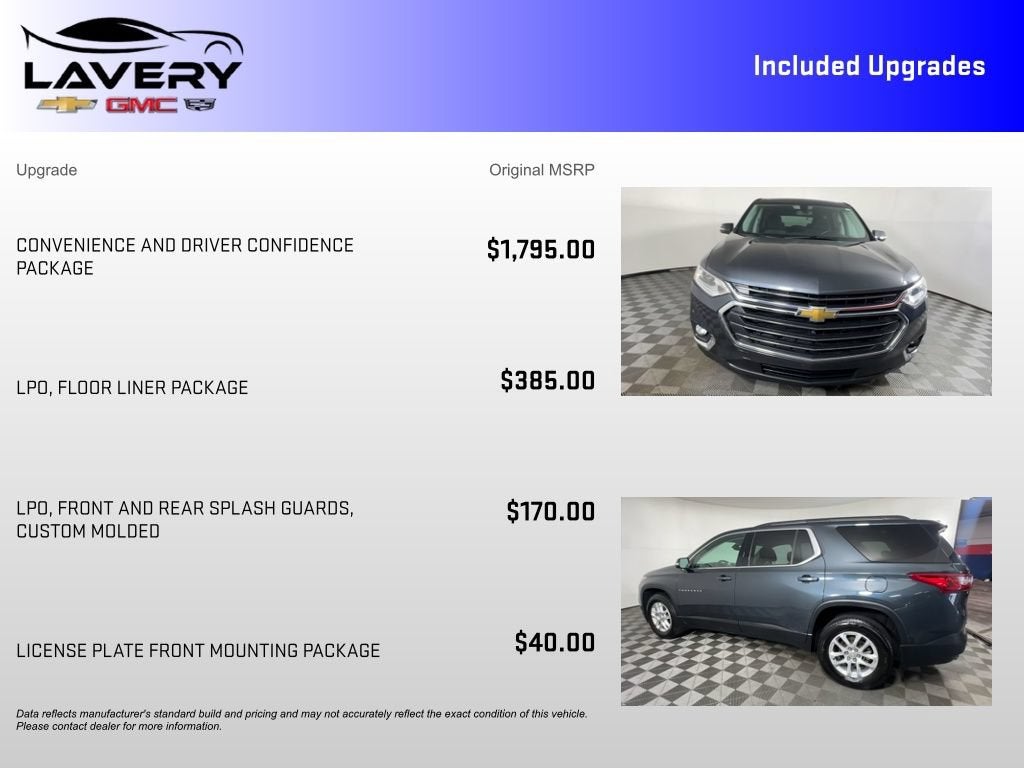 2019 Chevrolet Traverse LT Cloth