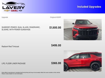 2025 Chevrolet Traverse RS