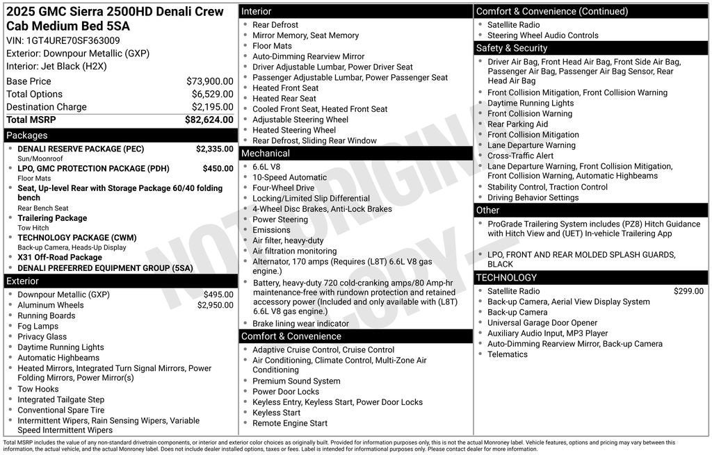 2025 GMC Sierra 2500 HD Denali