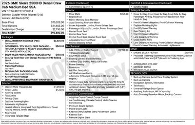 2026 GMC Sierra 2500 HD Denali