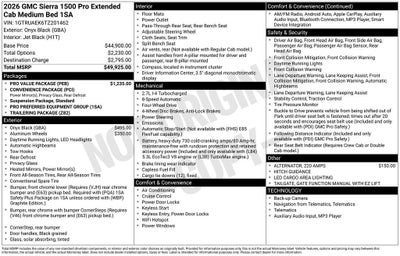 2026 GMC Sierra 1500 Pro