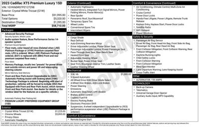 2023 Cadillac XT5 Premium Luxury