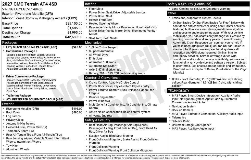 2027 GMC Terrain AT4