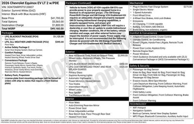 2026 Chevrolet Equinox EV LT