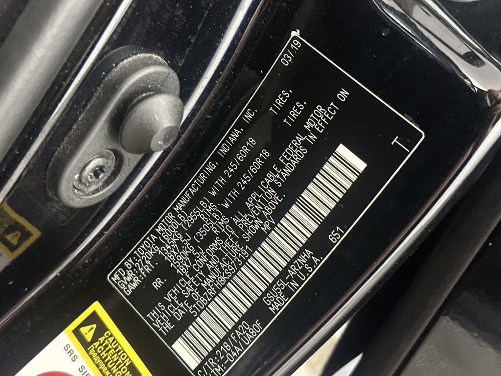 2019 Toyota Highlander LE Plus