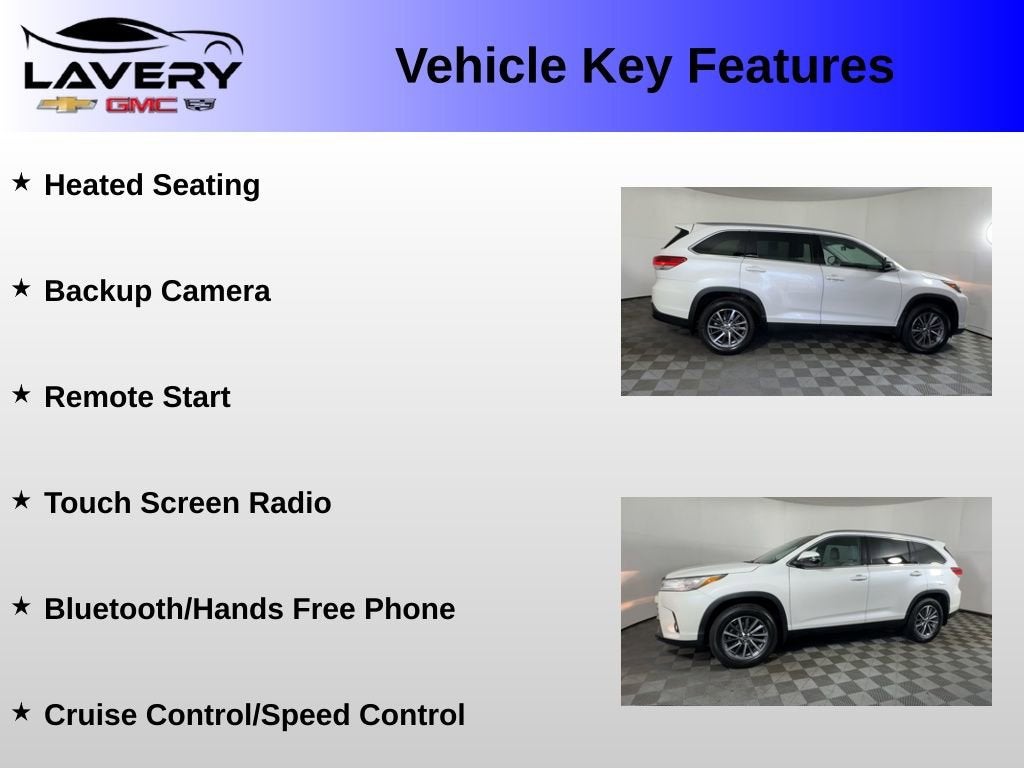 2019 Toyota Highlander XLE