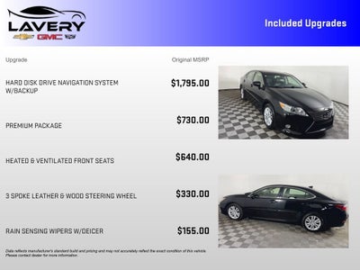 2015 Lexus ES 350 Crafted Line