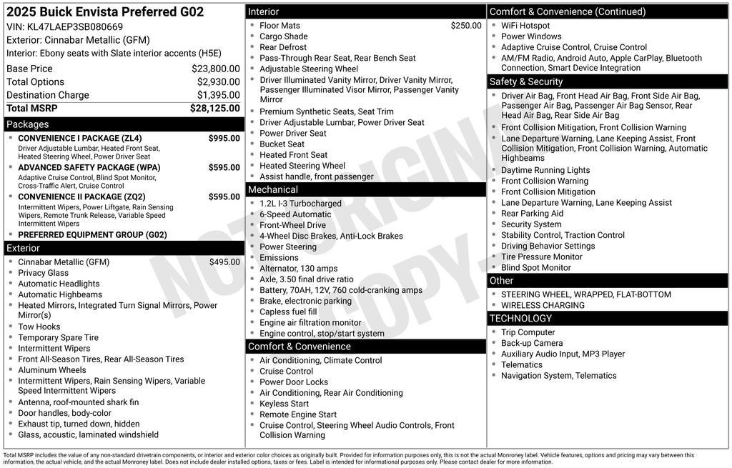 2025 Buick Envista Preferred