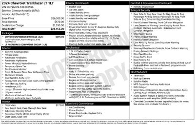 2024 Chevrolet Trailblazer LT