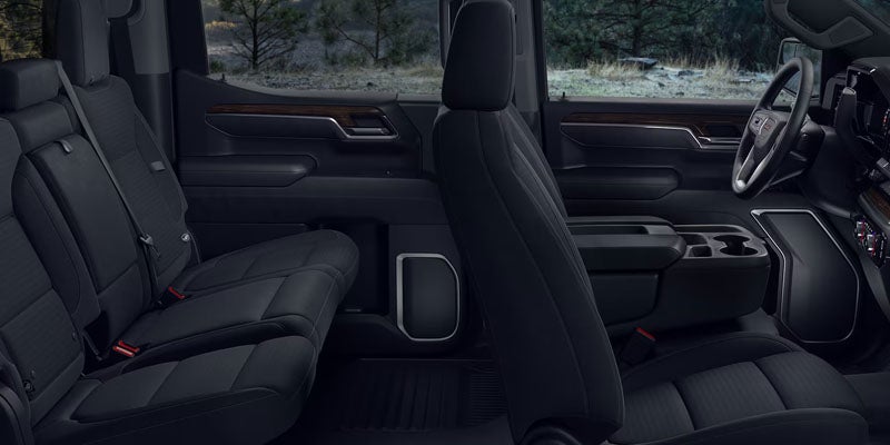 2026 GMC Sierra 1500 spacious interior with comfortable rear seating and premium cabin features