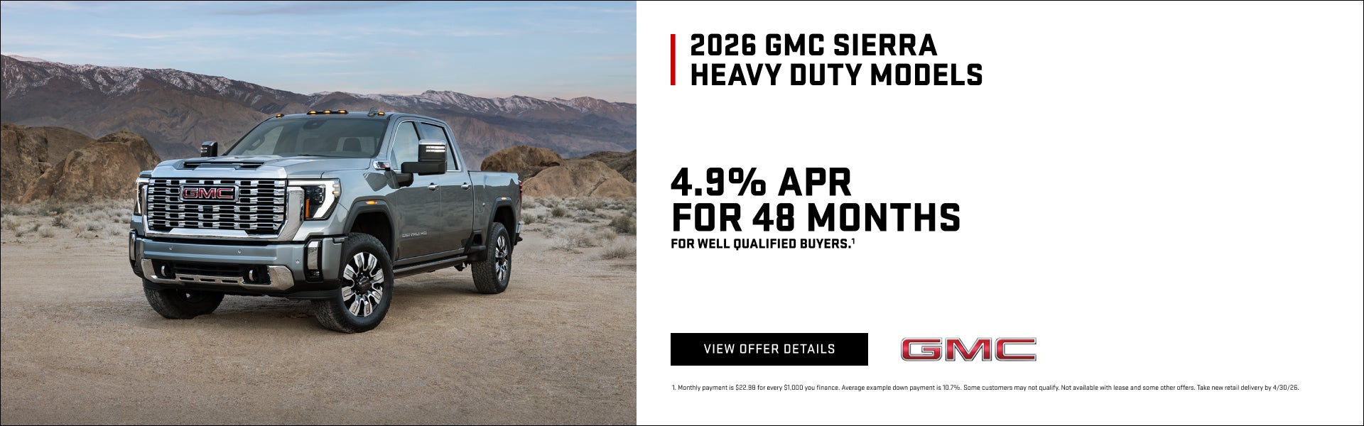 4.9% APR FOR 48 MONTHS for well-qualified buyers.1